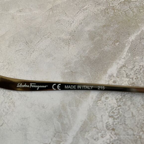 Salvatore Ferragamo Sunglasses SF148S 721 Gold White Frames Gray Lens 58 20 135 - Picture 3 of 16